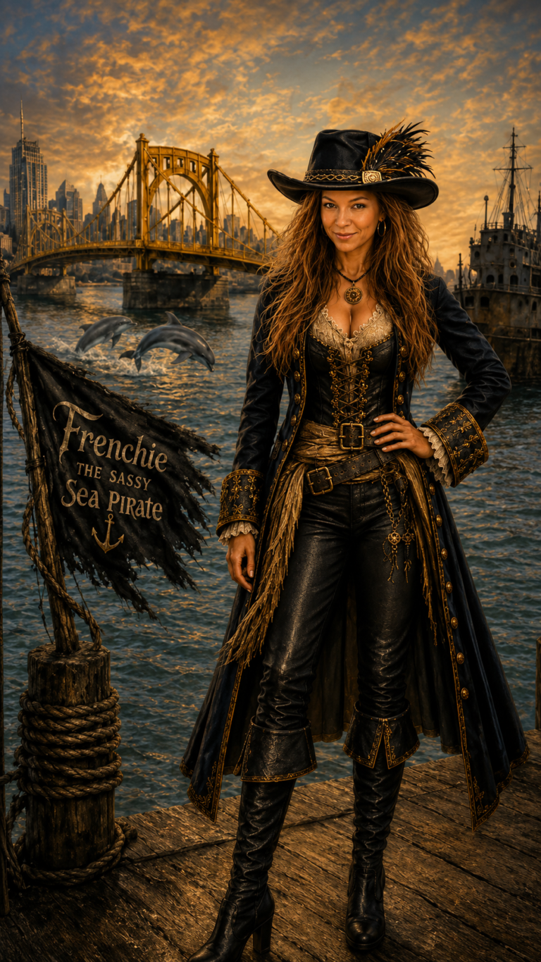 frenchie the sassy sea pirate