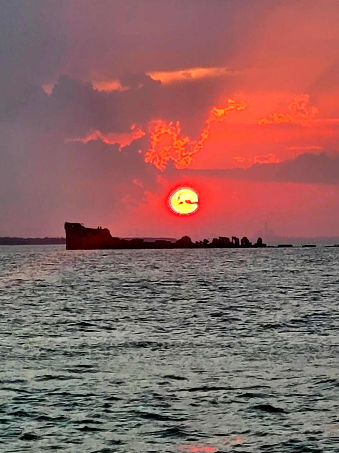 SS Thelma at sunset