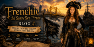 featured blog banner for frenchie the sassy sea pirate