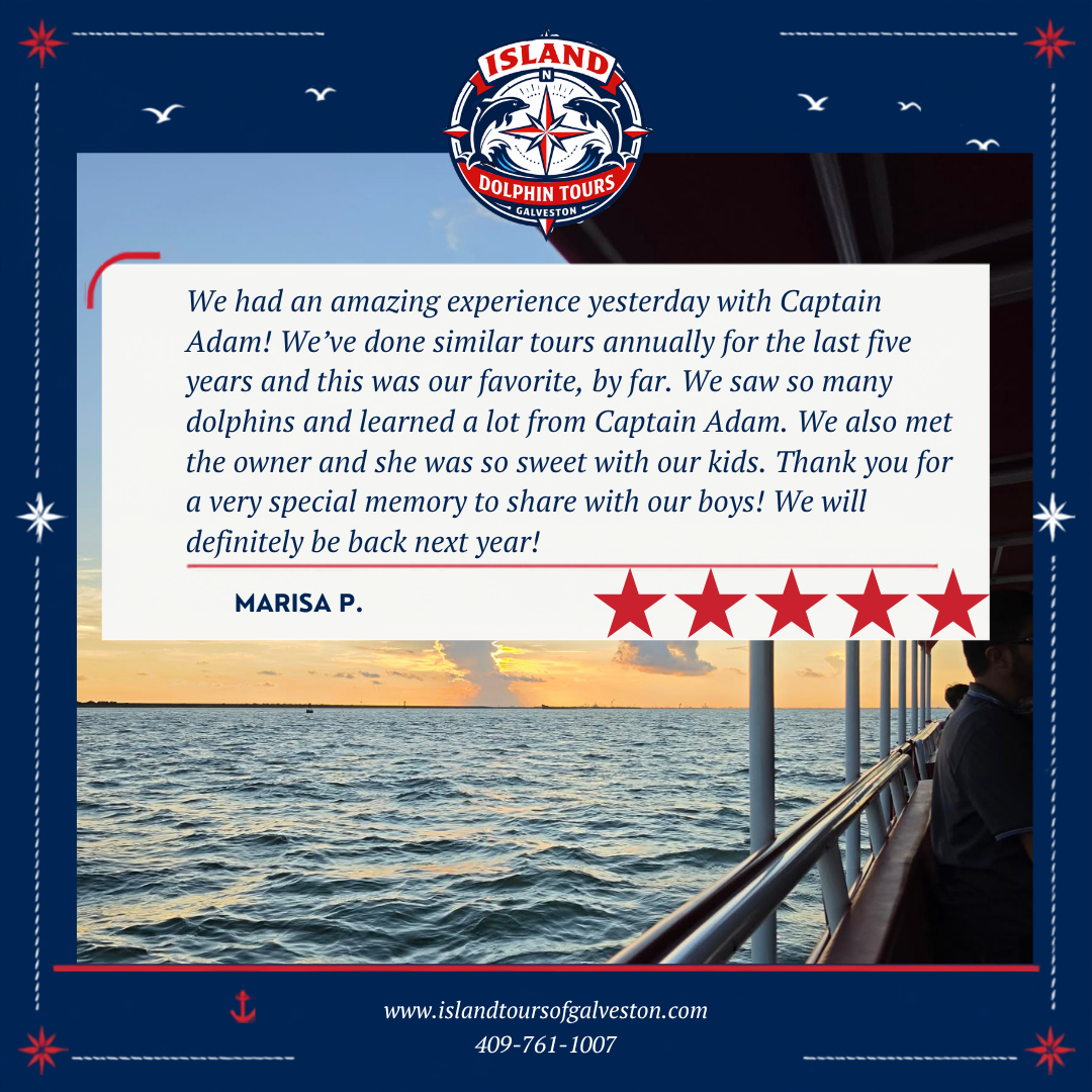 GALVESTON DOLPHIN TOUR Testimonial 10